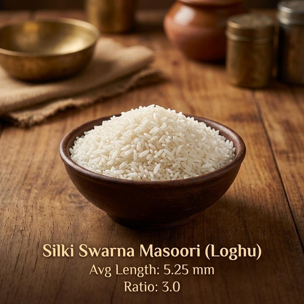 Silki Swarna Masoori (Loghu)